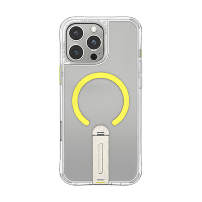 SKINARMA Helix MagSafe Case With 360 Rotating Stand for Apple iPhone 16 Pro (2024) 6.3" - Clear
