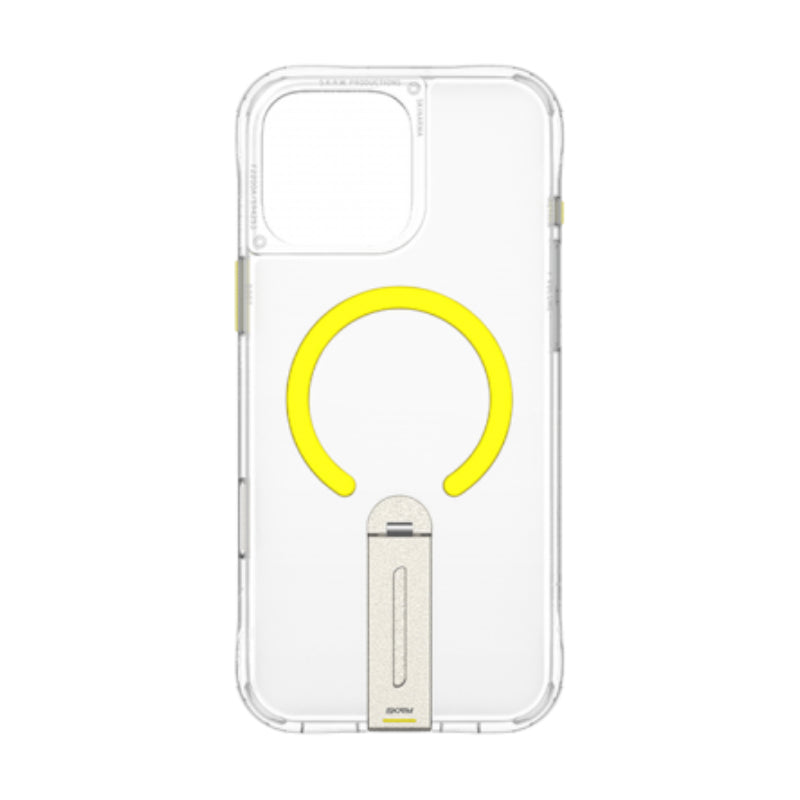 SKINARMA Helix MagSafe Case With 360 Rotating Stand for iPhone 16 Pro (2024) 6.3" - Clear