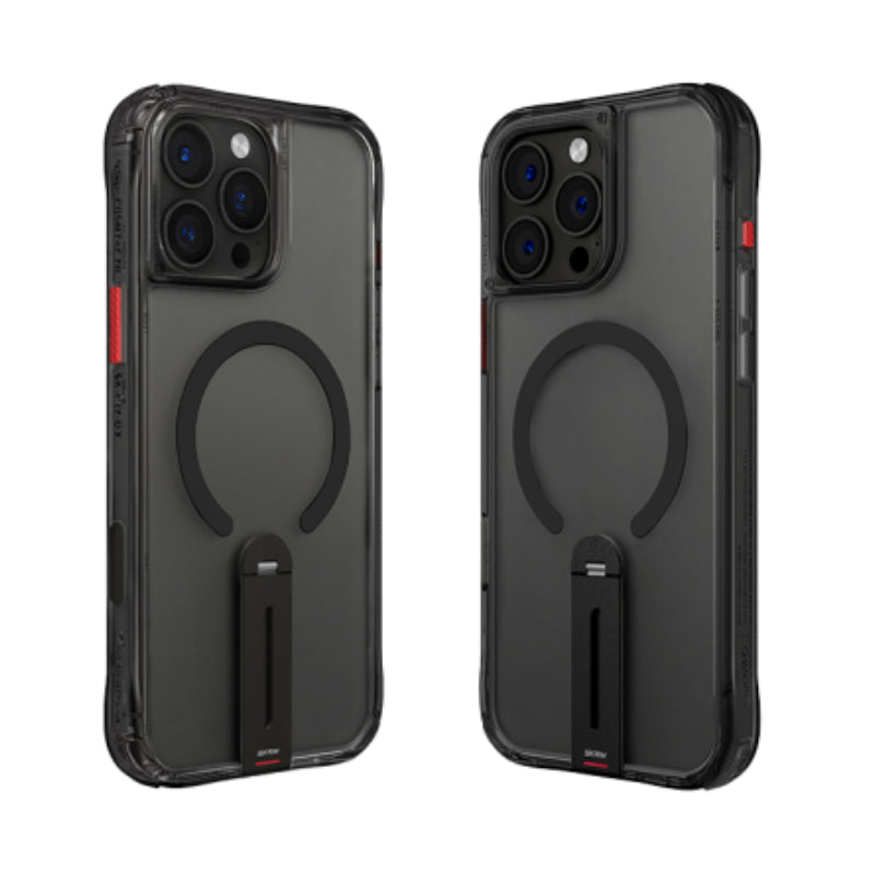 SKINARMA Helix MagSafe Case With 360 Rotating Stand for iPhone 16 Pro Max (2024) 6.9" - Black