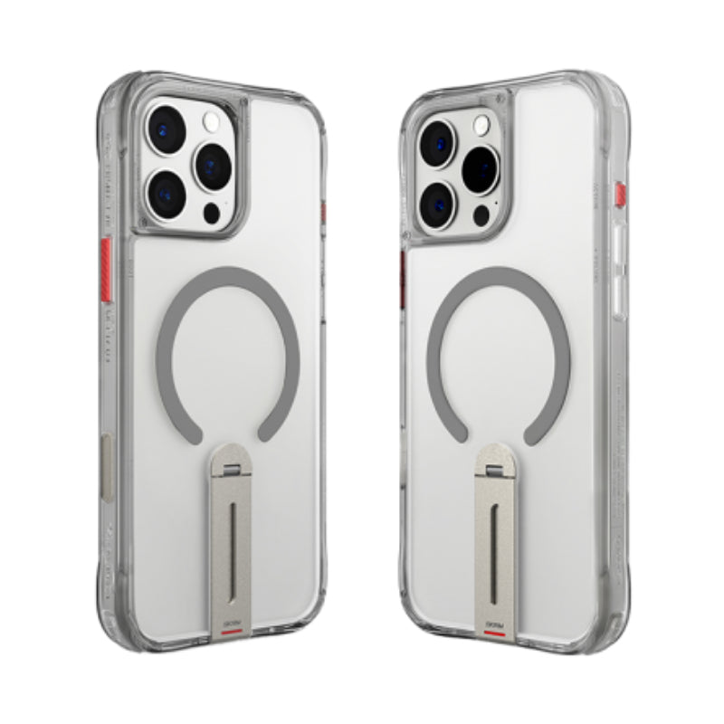 SKINARMA Helix MagSafe Case With 360 Rotating Stand for iPhone 16 Pro Max (2024) 6.9" - Titanium