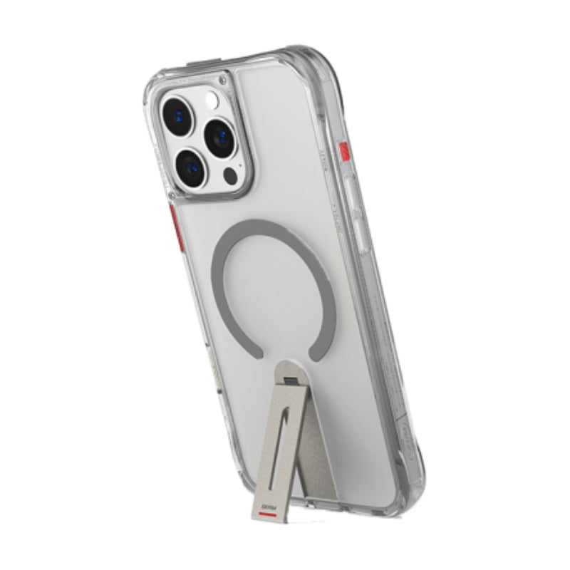 SKINARMA Helix MagSafe Case With 360 Rotating Stand for iPhone 16 Pro Max (2024) 6.9" - Titanium