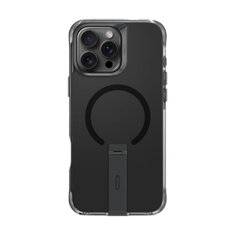 Uniq Hybrid Eleva MagSafe Case with Vertical Stand for iPhone 16 Pro – Carbon Black Accessories > Mobiles & Tablets >
