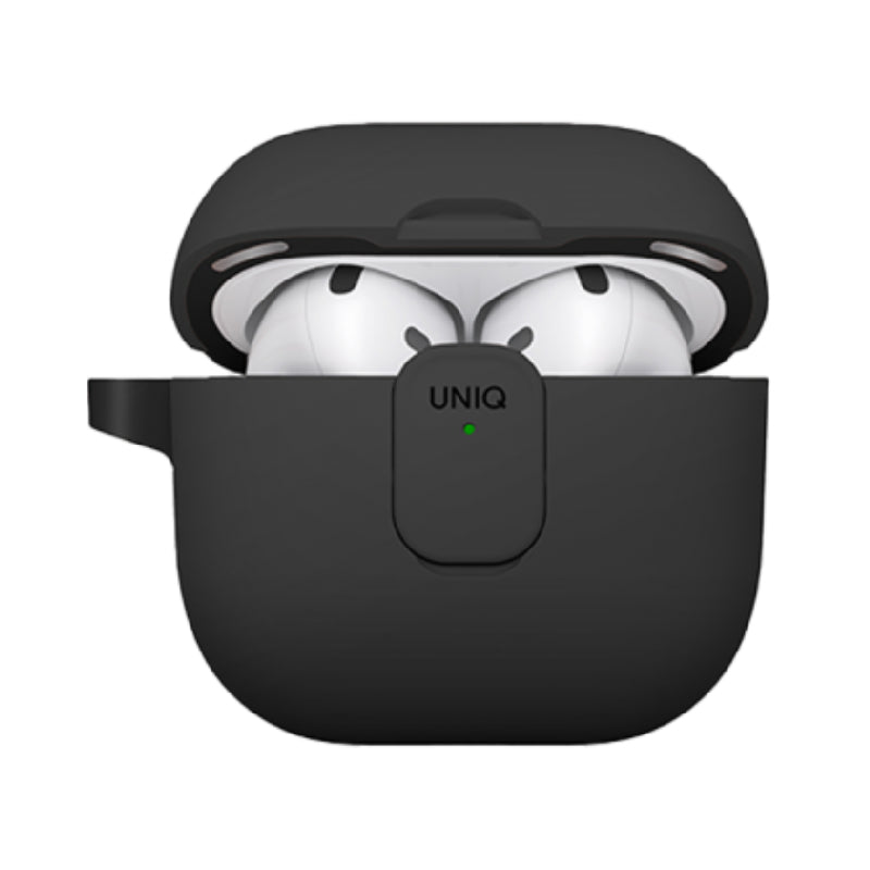 Uniq Clyde Lock Case for Airpods 4th Gen Charcoal/Dark Grey Accessories > Headphones > Covers & Cases
