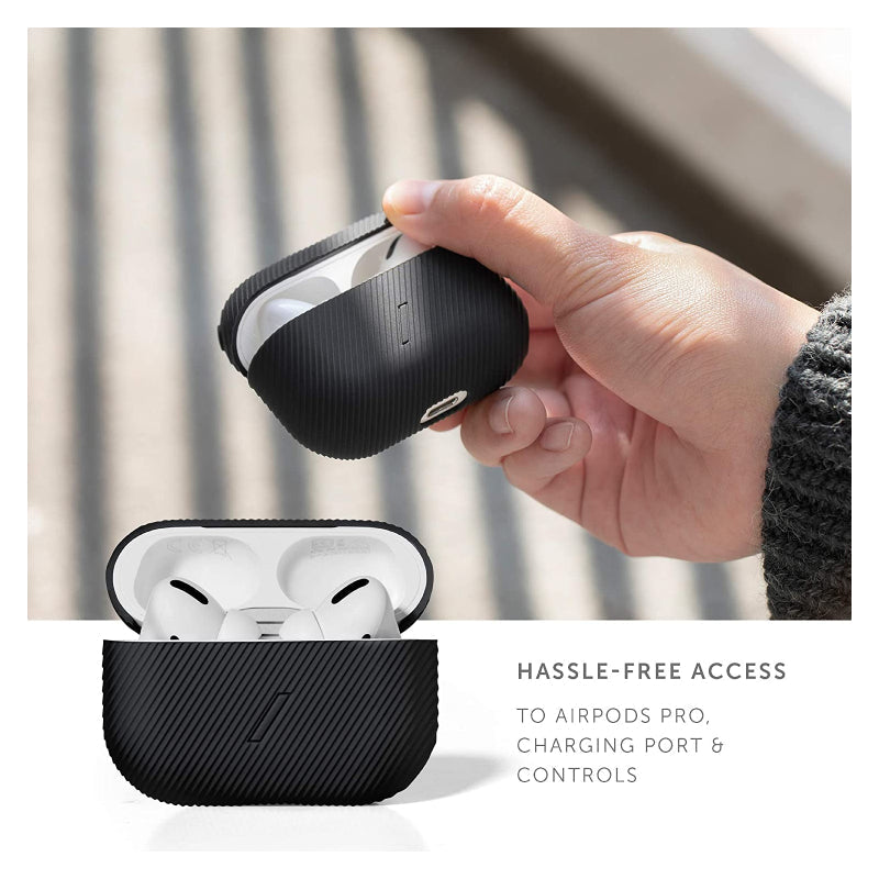 نايفيتيف يونيون ايربودز برو  حافظة  منحنيات - أسود اكسسوارات > سماعات الرأس > الأغطية والحافظات