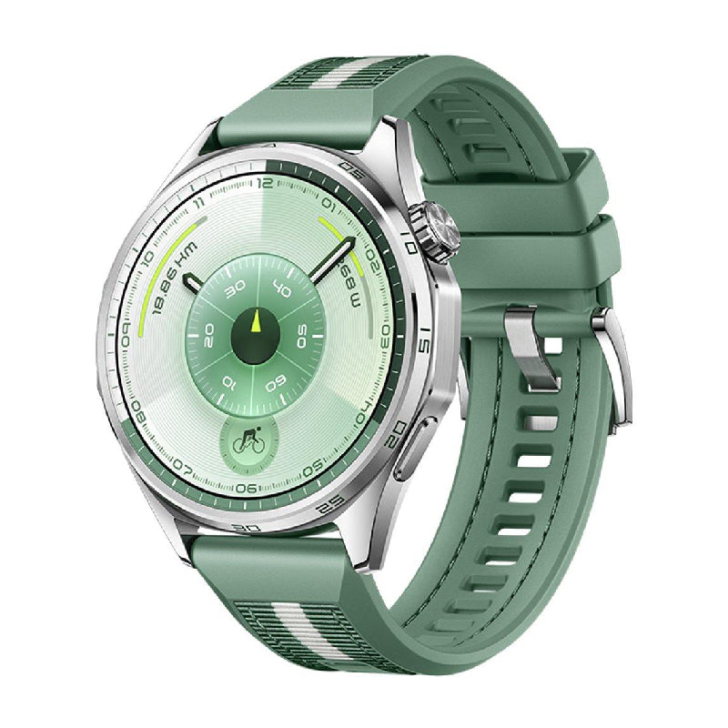 هواوي جي تي 6 ساعة ذكية - 1.47 بوصة أموليد / 46 ملم / بلوتوث - أخضر ذكي ساعات