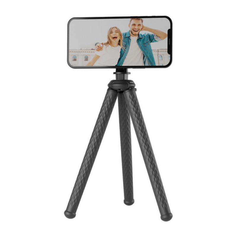 TELESIN Flexible Octopus Tripod and Magnetic Mount - Black