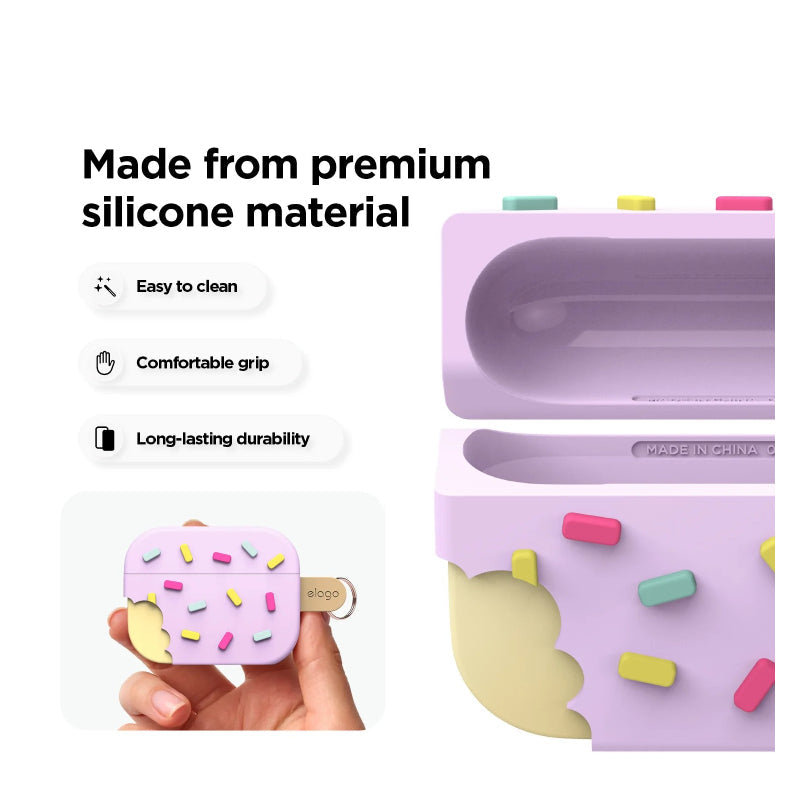 Elago Ice Cream Case For Apple AirPods Pro 3 - Lavender Accessories > Headphones > Covers & Cases