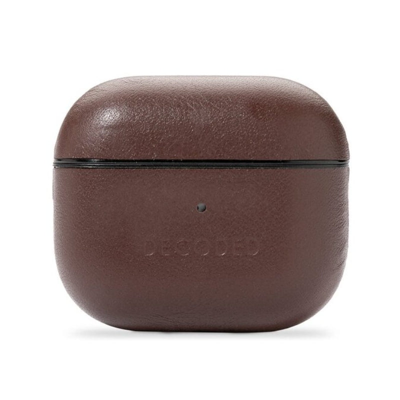 Decoded Leather Case For Apple AirPods Pro 3 - Chocolate Accessories > Headphones > Covers & Cases