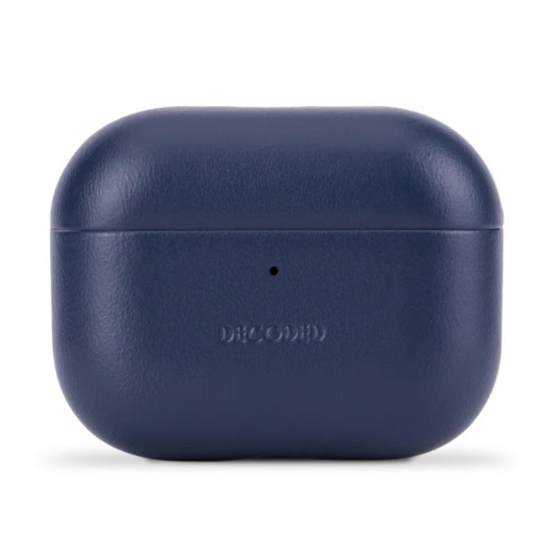 Decoded Leather Case For Apple AirPods Pro 3 - Navy Accessories > Headphones > Covers & Cases