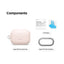 Elago Silicone Hang Case For Apple AirPods Pro 3 - Sand Pink Accessories > Headphones > Covers & Cases