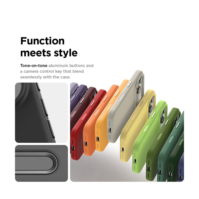 إلاجو مغناطيسي سيليكون حافظة كاميرا متضمنة مفتاح تحكم) لـايفون 17 برو  أسود اكسسوارات > هواتف  و