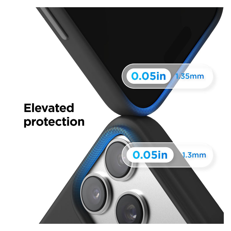 إلاجو مغناطيسي سيليكون حافظة كاميرا متضمنة مفتاح تحكم) لـايفون 17 برو  أسود اكسسوارات > هواتف  و