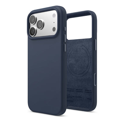Elago Magnetic Silicone Case (Camera Control Key Included) For Apple iPhone 17 Pro Max - Jean Indigo Accessories >