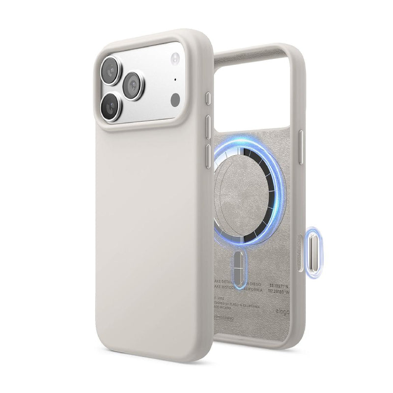 إلاجو مغناطيسي سيليكونمغناطيسي  حافظة كاميرا يتضمن مفتاح تحكمكاميرا ) لـ ابل ايفون 17 برو ماكس - اكسسوارات حجرية > هواتف  و