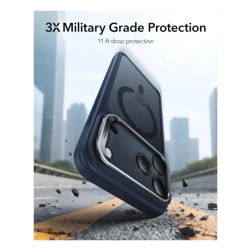 حافظة لوك كلاسيك هايبرد  ESR هالو لوك كلاسيك هايبرد حافظة مع  حامل  زر التحكمكاميرا زر تحكمكاميرا ) لـايفون 17 برو ماكس - متجمد