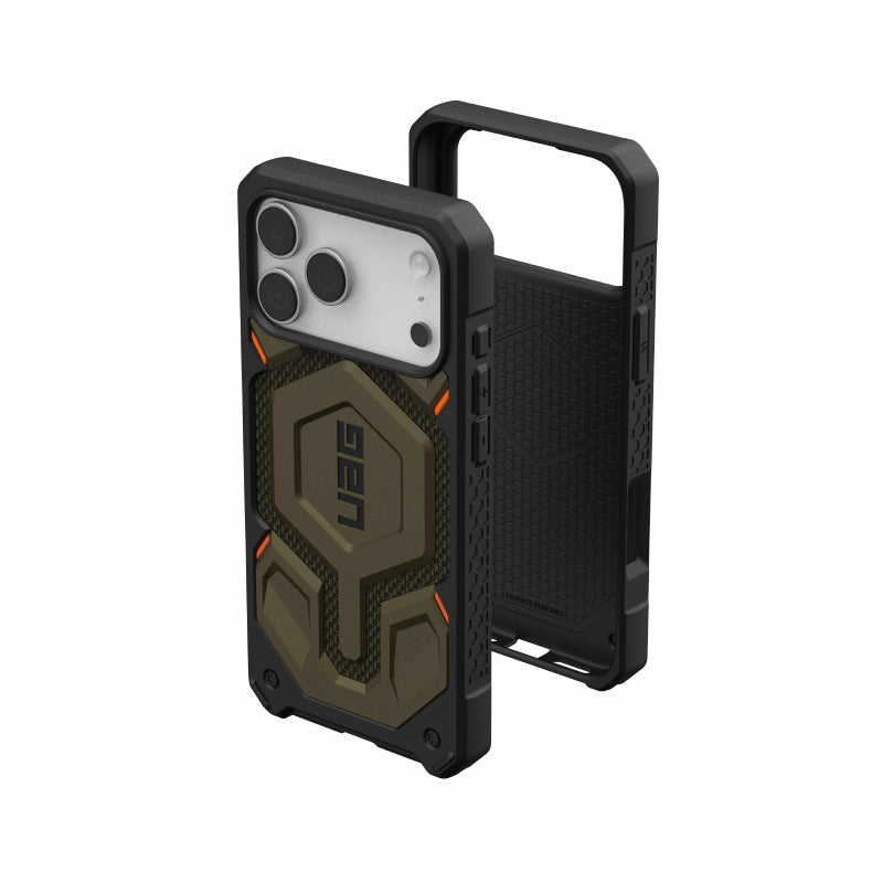 UAG Monarch Pro Kevlar Magsafe Case For Apple iPhone 17 Pro Max - Kevlar Element Green Accessories > Mobiles & Tablets