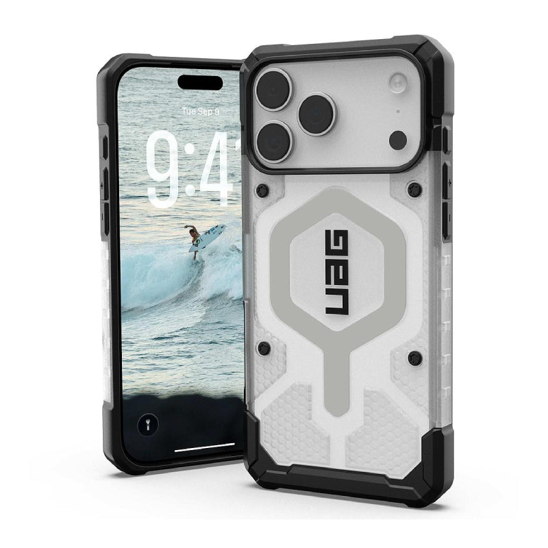 UAG Pathfinder Clear MagSafe Case For Apple iPhone 17 Pro Max - Ice/Silver Accessories > Mobiles & Tablets > Mobiles >
