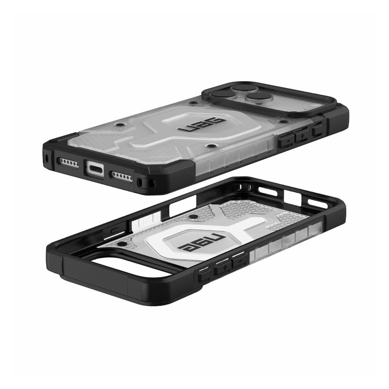 UAG Pathfinder Clear MagSafe Case For Apple iPhone 17 Pro Max - Ice/Silver Accessories > Mobiles & Tablets > Mobiles >