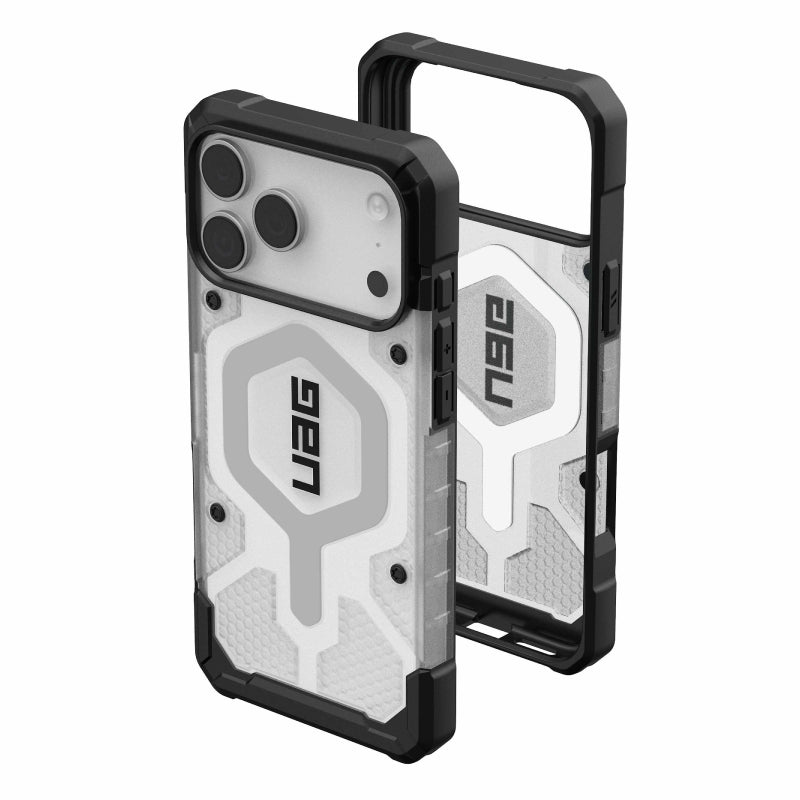 UAG Pathfinder Clear MagSafe Case For Apple iPhone 17 Pro - Ice/Silver Accessories > Mobiles & Tablets > Mobiles >