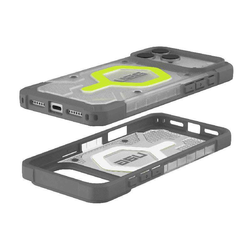 UAG Pathfinder Clear MagSafe Case For Apple iPhone 17 Pro - Active Neon (Glow) Accessories > Mobiles & Tablets >