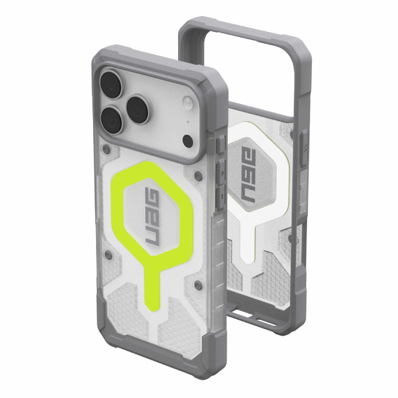 UAG Pathfinder Clear MagSafe Case For Apple iPhone 17 Pro - Active Neon (Glow) Accessories > Mobiles & Tablets >