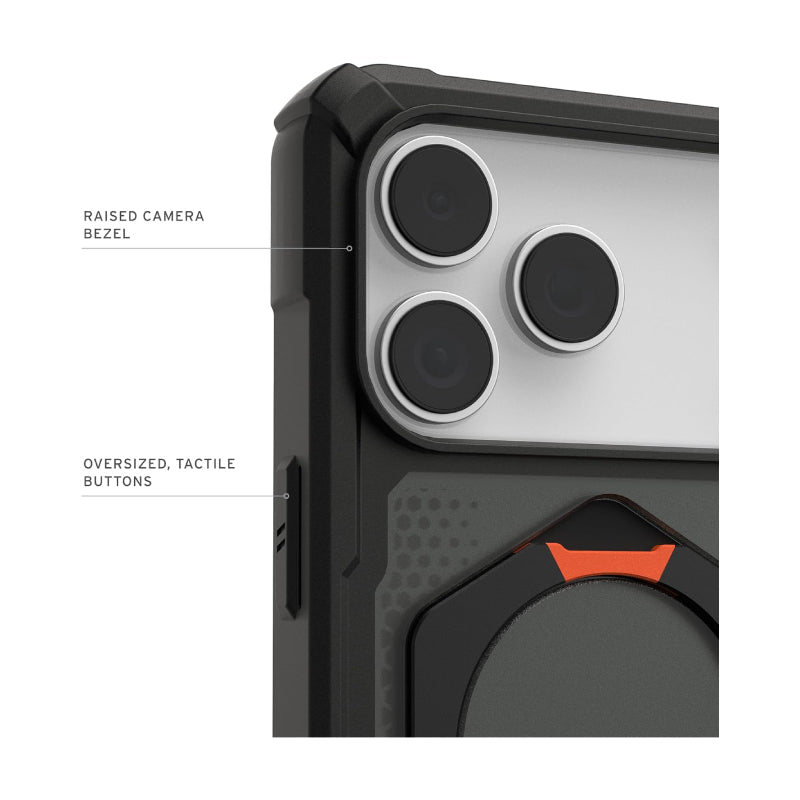 UAG Plasma XTE MagSafe Case For Apple iPhone 17 Pro Max - Black/Pop Orange Accessories > Mobiles & Tablets > Mobiles >