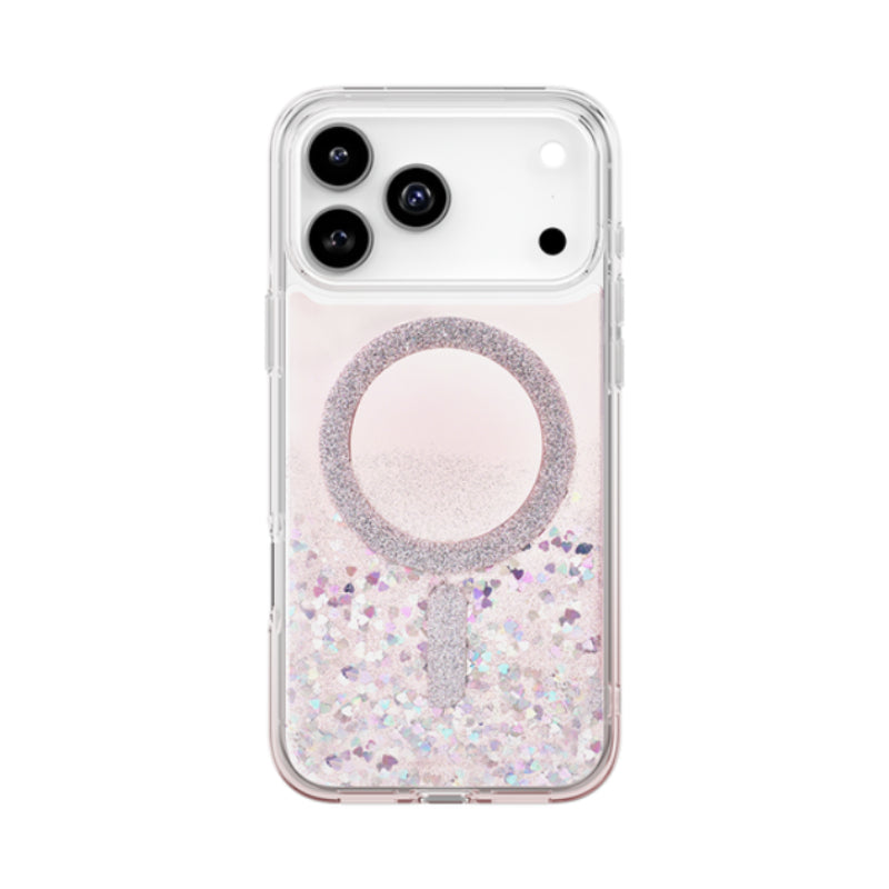 Uniq Coehl Solea Magclick Charging Case For Apple iPhone 17 Pro - Glitter Hearts Accessories > Mobiles & Tablets >