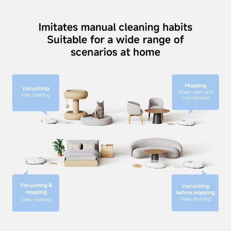 Xiaomi H40 Robot Vacuum Cleaner - 70W / 5200mAh / White