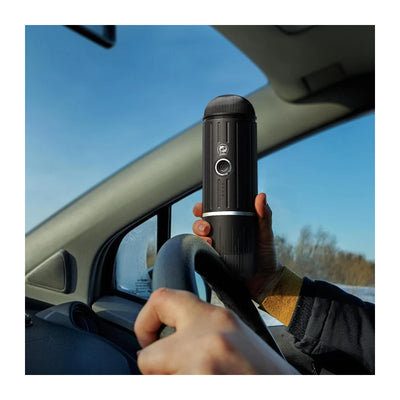 iCafilas 2-in-1 Portable Espresso Maker with Heating - Black