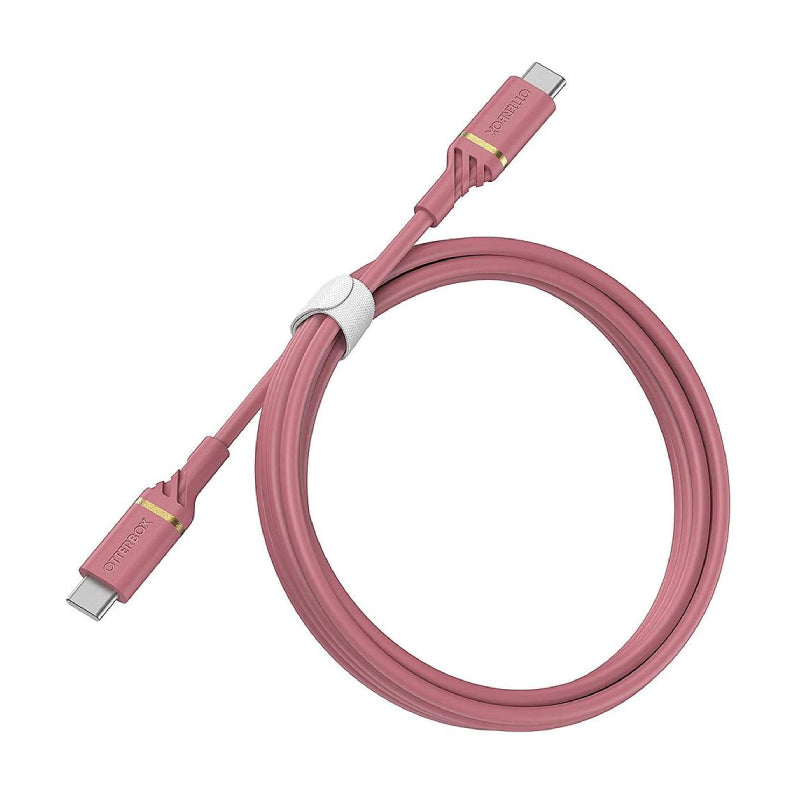 OtterBox USB-C to USB-C Fast Charge Cable - Standard 1 Meter - Matte Pink - (Warehouse Packed)