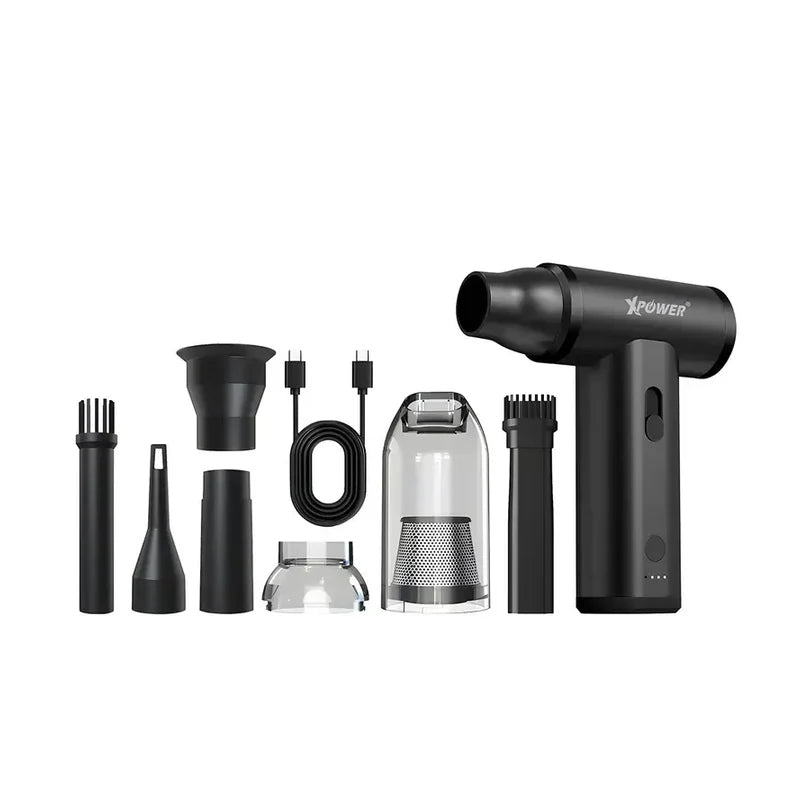 Xpower 4-In-1 Mini Wireless Vacuum Cleaner With Air Blower Storm - 2000mAh / Black
