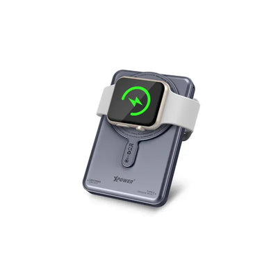 XPower MagSwift 7-In-1 Wireless Power Bank - 10000mAh / Grey