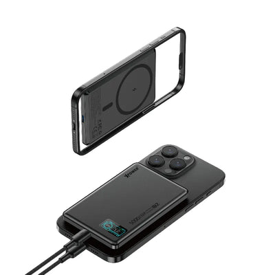 XPower LED Display Mag Charge Power Bank - 5000mAh / Black