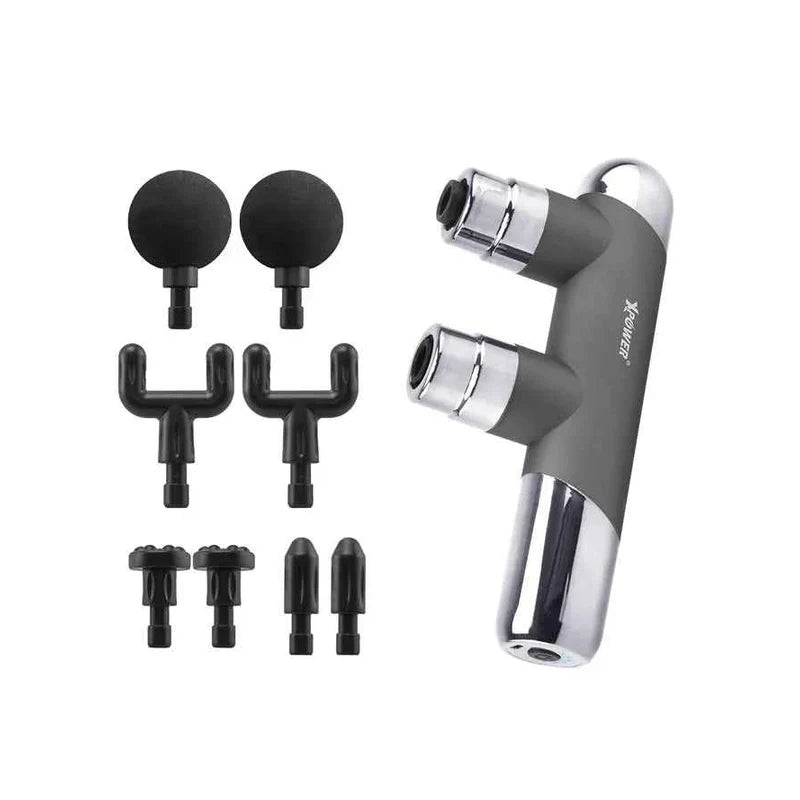 XPower Dual-Head Massager - Gray