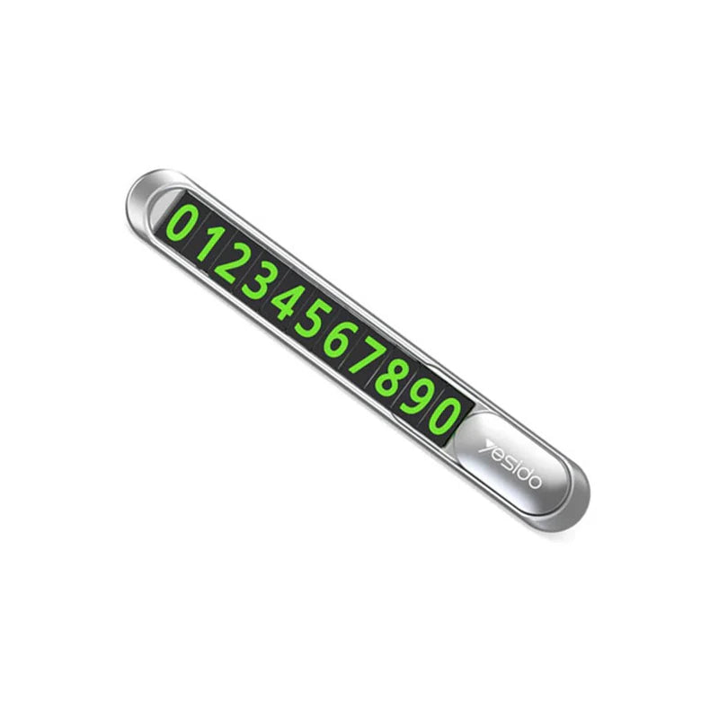 Yesido C88 بطاقة  وقوف مؤقت بطاقة  رمادي