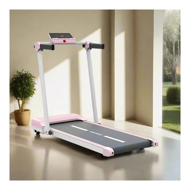 HSM Smart Foldable Home Treadmill - Pink + Google Fitbit Air Smart Screenless Fitness Tracker - Bluetooth / Berry - Bundle Offer
