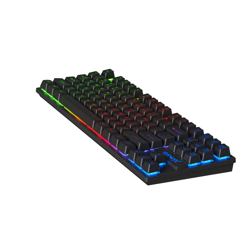 مجموعةجهاز كمبيوتر Gamax GM-645 4 في 1 بسلك  - لوحة مفاتيح  AR لوحة مفاتيح  ماوس  لوحة ماوس / سماعة رأس / أسود