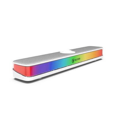 SADES Posevolt SA-SP01-B compact Desktop Soundbar - 100W / Bluetooth / RGB / White - Open Box