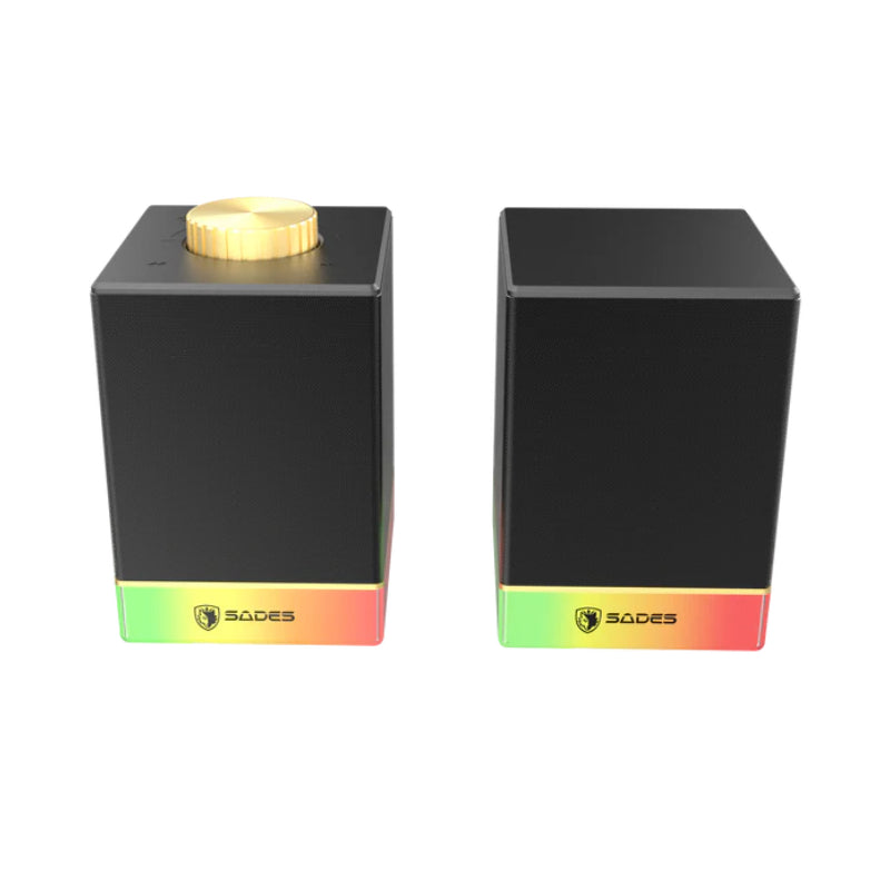 SADES Dionsyn SA-SP02سماعات ستيريو  كمبيوتر مكتبي سماعات  10 واط / بلوتوث  قناتان