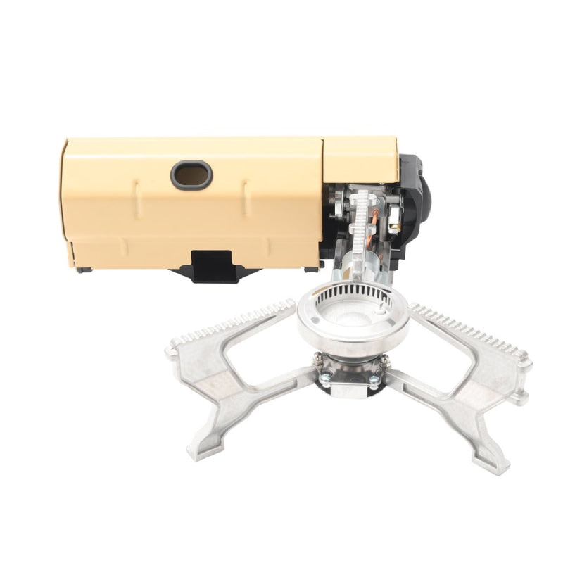 موقد غازالمحمولة  ميني  من Porodo Lifestyle Campingفردي - 2600 واط / ضوء بني