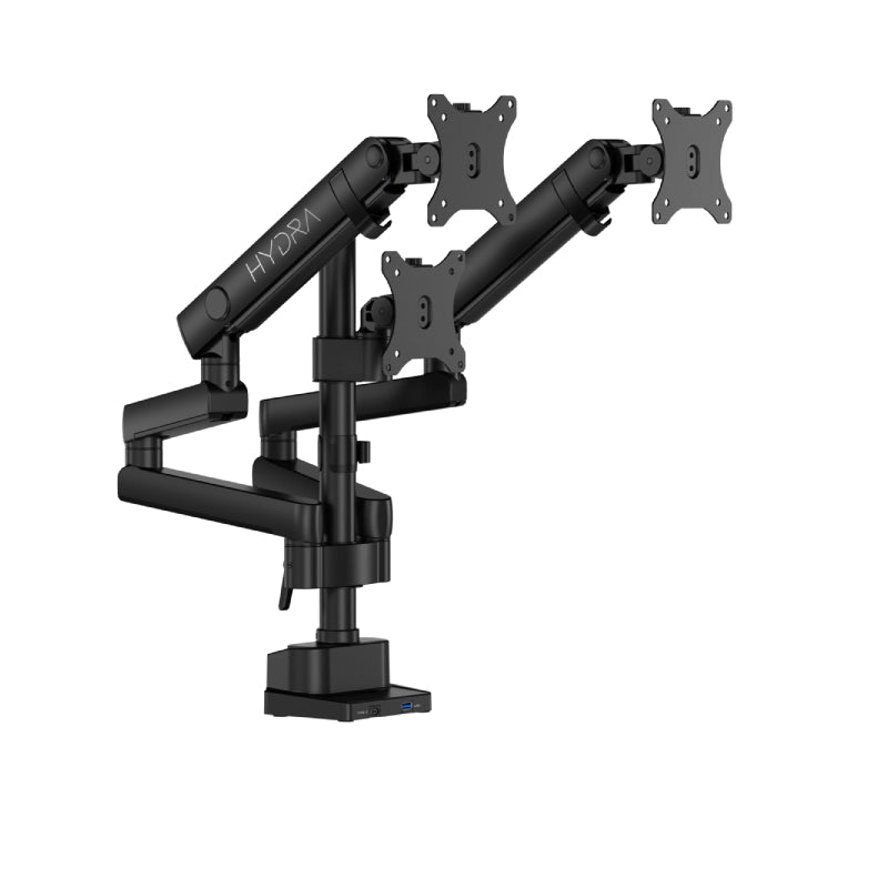 Sades Hydra SA-MS03 Triple Monitor Mount Arm - 10 to 27" / Black