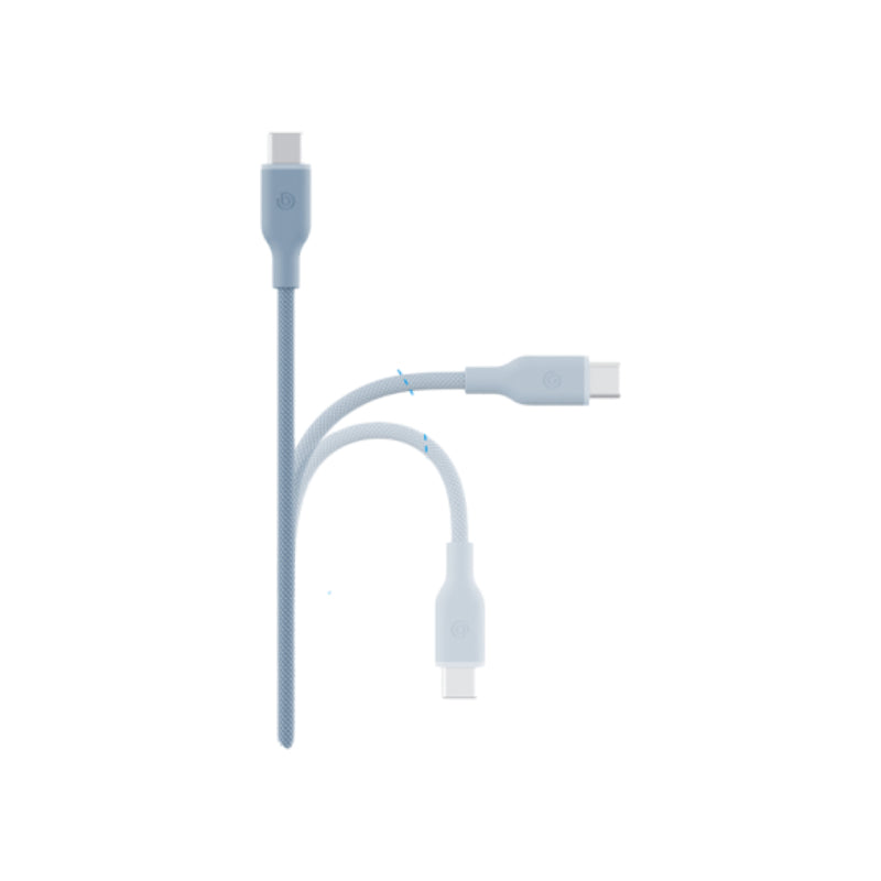 كابل  BAZIC GoCharge Weave كابل  480 ميجابت في الثانية / 60 واط / 1.5 متر  يو اس بي/ أزرق