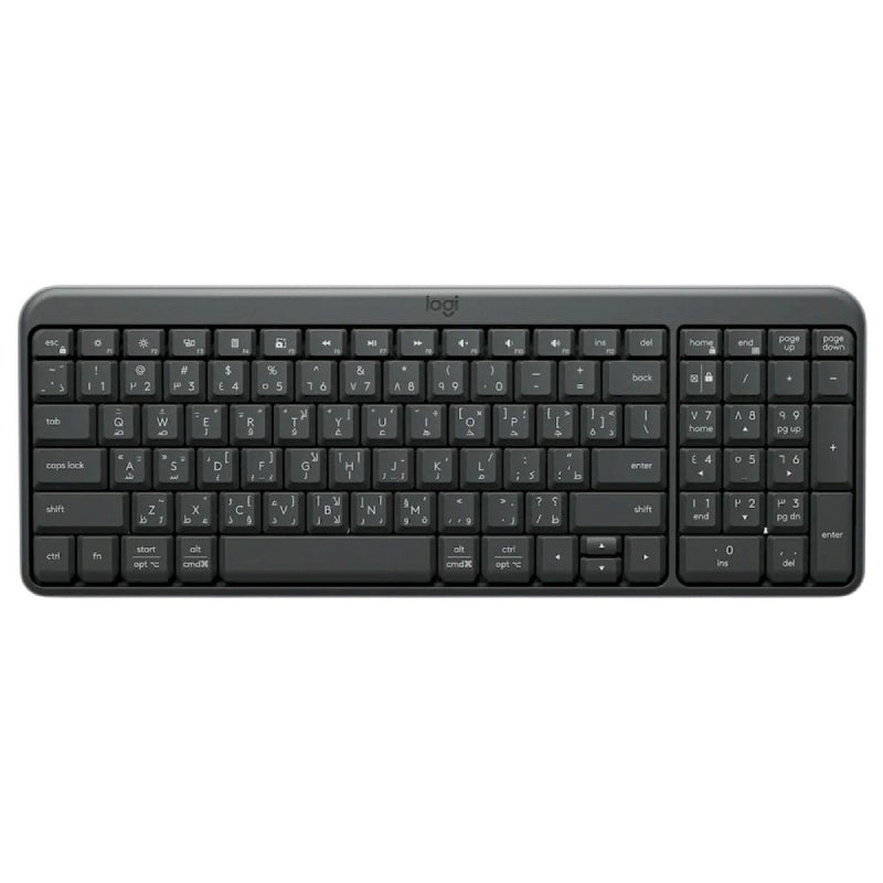 Logitech K250 Wireless Keyboard - Bluetooth / Arb/Eng / Graphite
