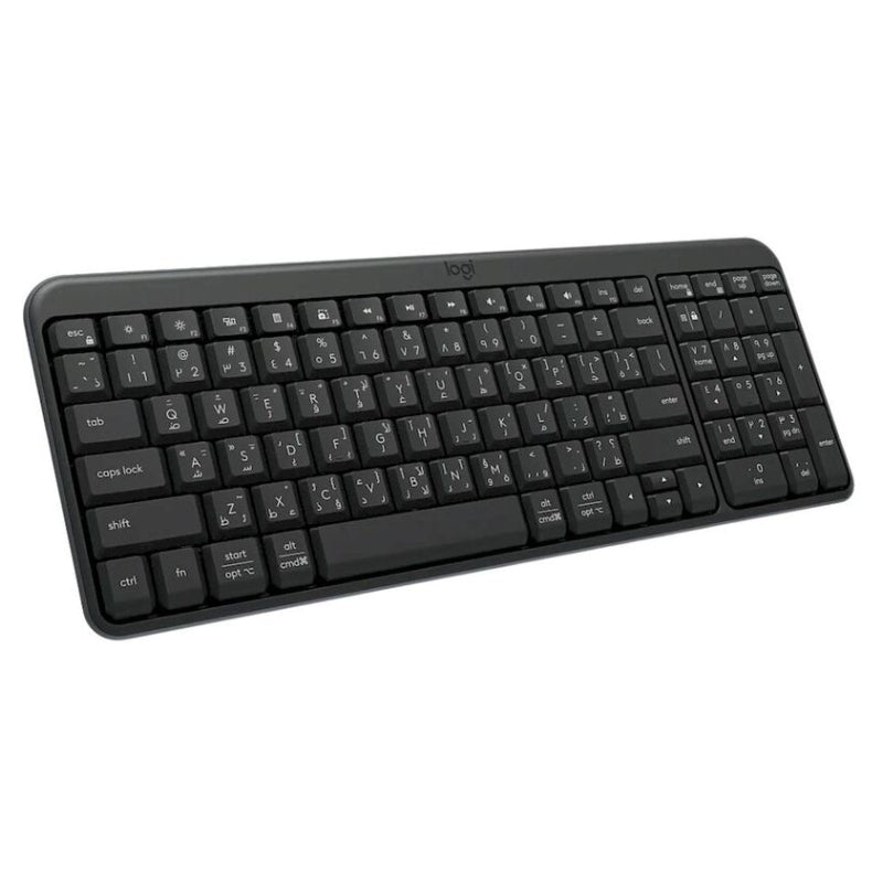 Logitech K250 Wireless Keyboard - Bluetooth / Arb/Eng / Graphite