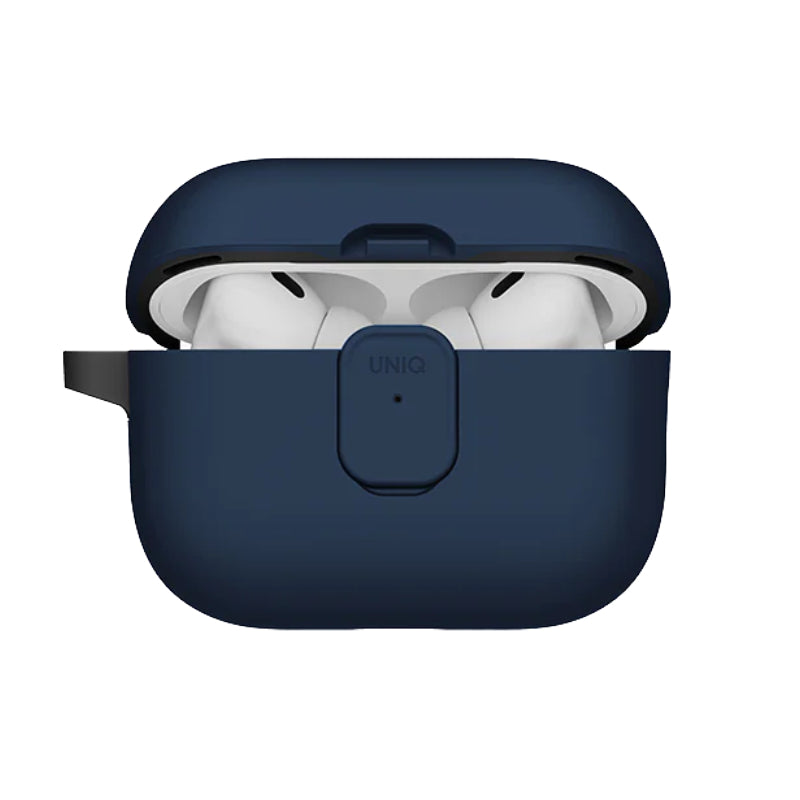 UNIQ Clyde Lock Case for Apple Airpods Pro 3rd Gen - Royal Blue/Flint Grey