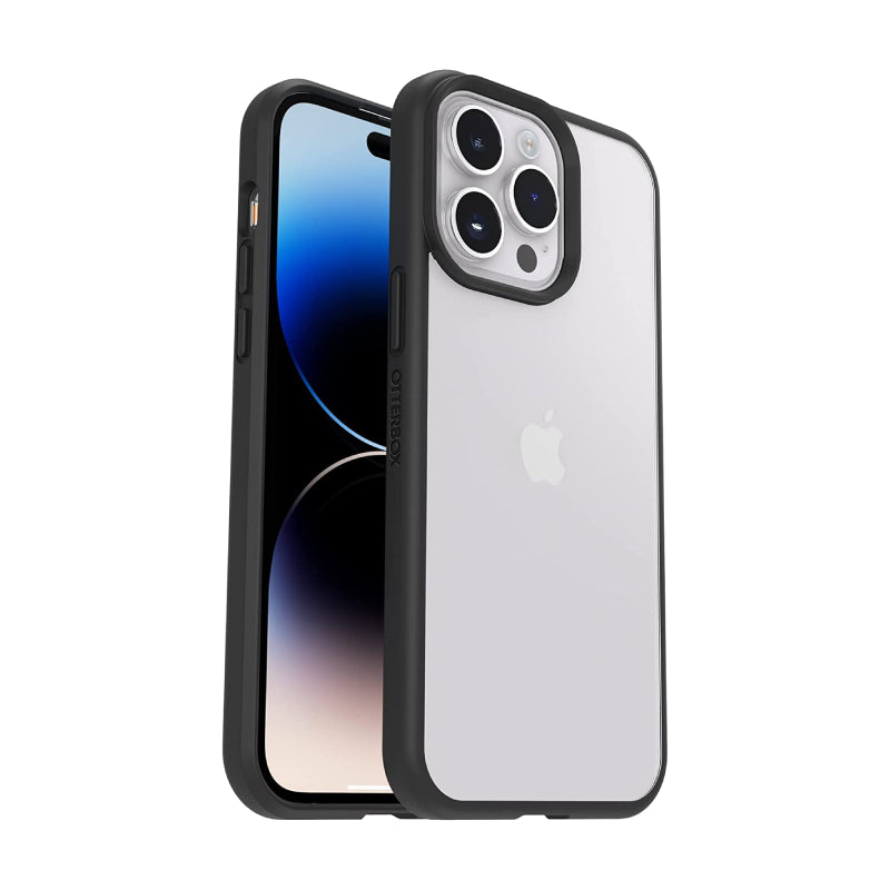 حافظة  Otterbox React حافظة ايفون  برو ماكس  شفاف أسود