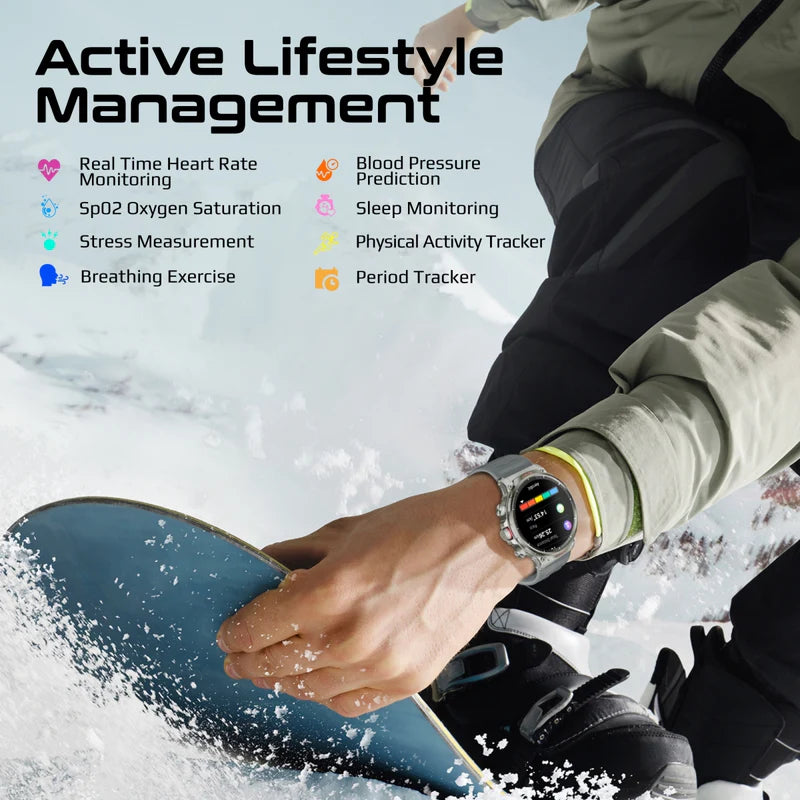 PROMATE XWatch-R20 ساعة ذكية  شاشة TFT مقاس 1.85 بوصة / بلوتوث  رمادي