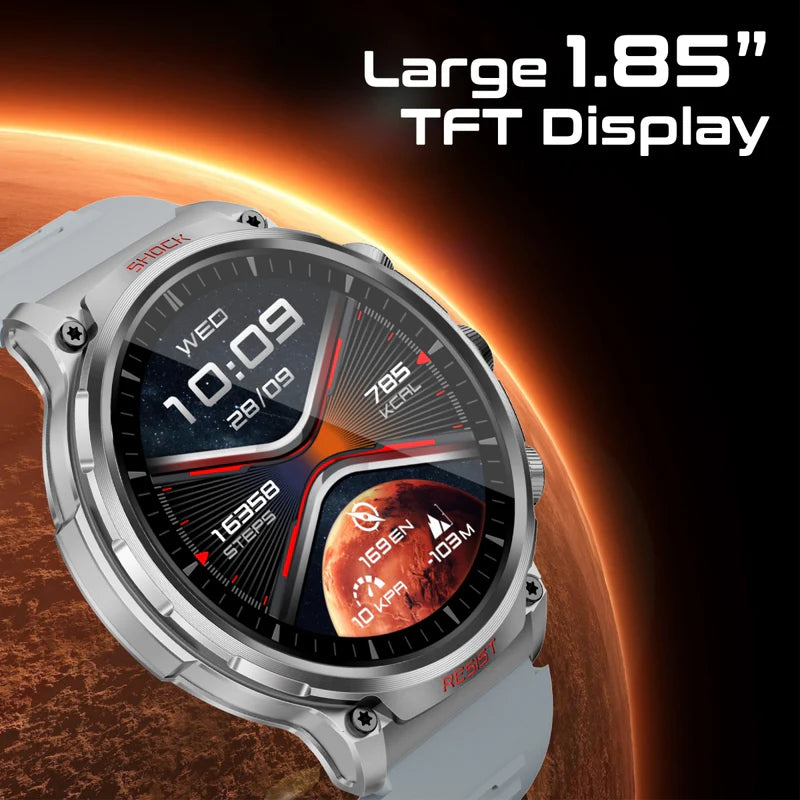 PROMATE XWatch-R20 ساعة ذكية  شاشة TFT مقاس 1.85 بوصة / بلوتوث  رمادي