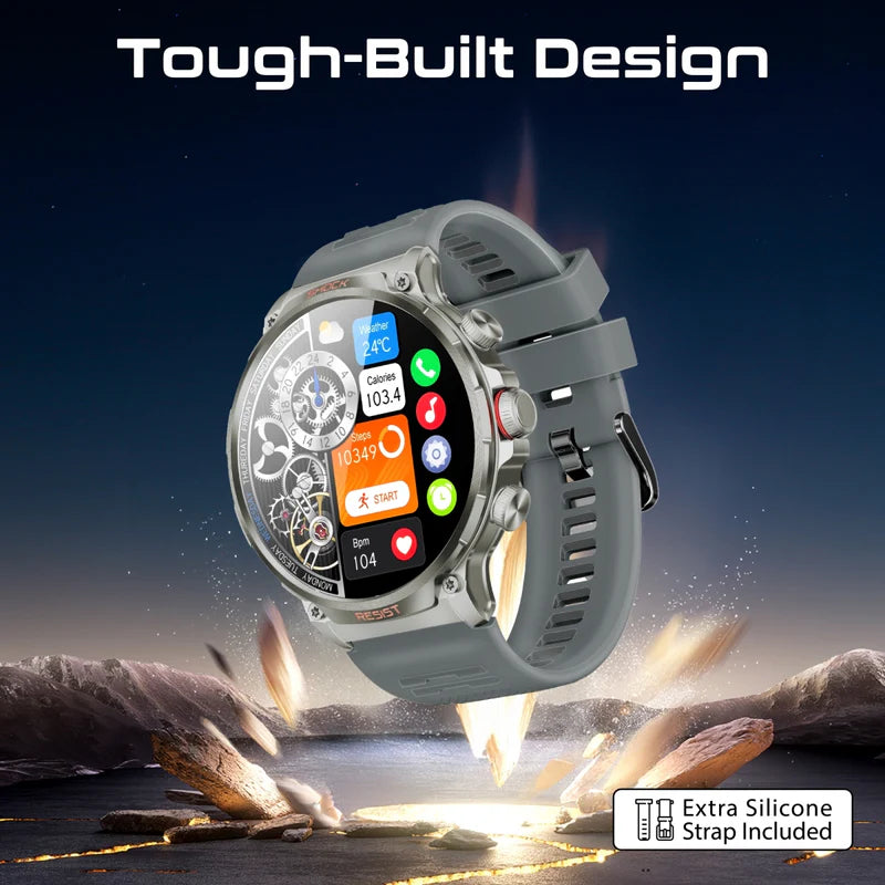 PROMATE XWatch-R20 ساعة ذكية  شاشة TFT مقاس 1.85 بوصة / بلوتوث  رمادي