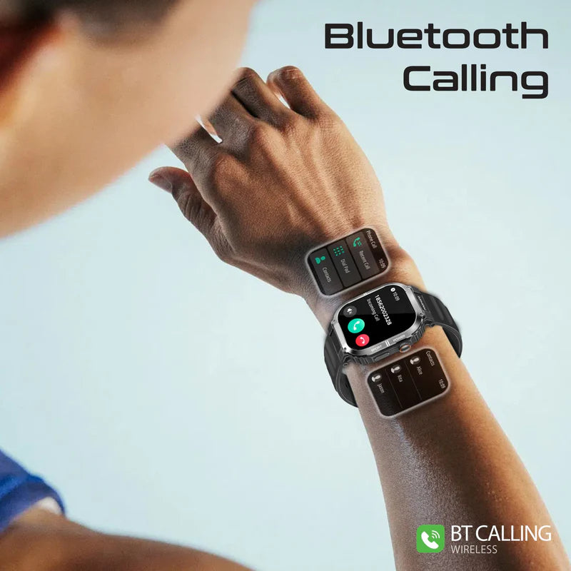 PROMATE XWatch-SL ساعة ذكية  شاشة TFT مقاس 2.01 بوصة / بلوتوث  أسود